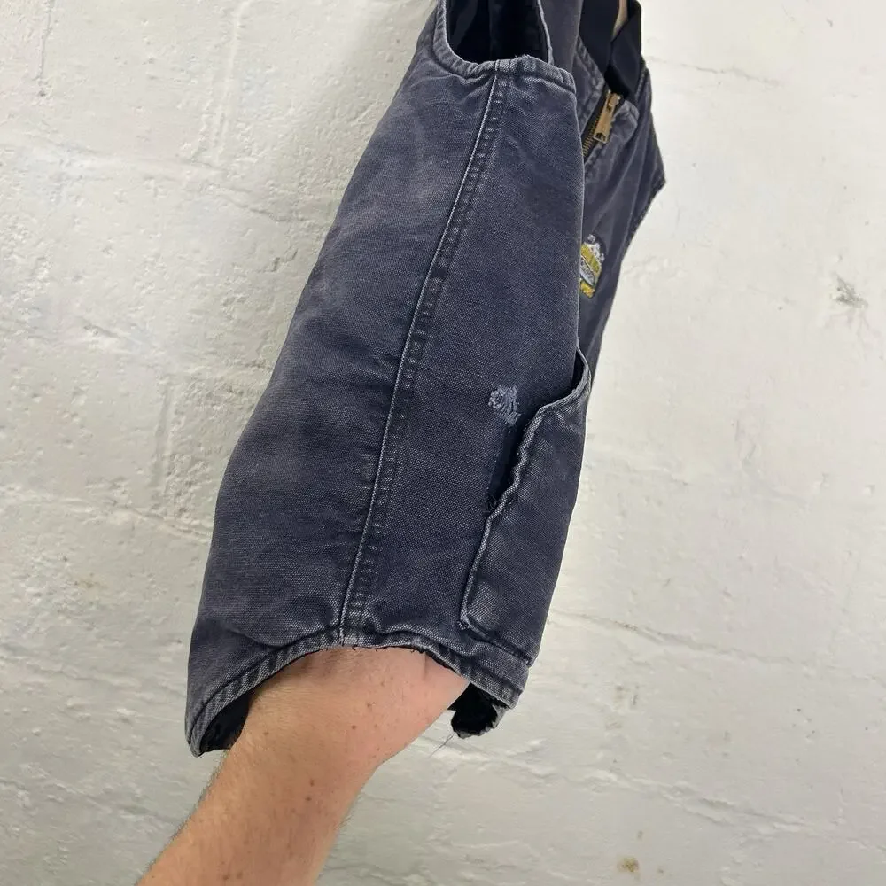 Vintage Faded Carhartt Quilted Artic Vest “Midnight Blue”